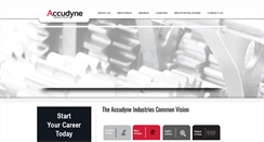 Desktop Screenshot of accudyneindustries.com